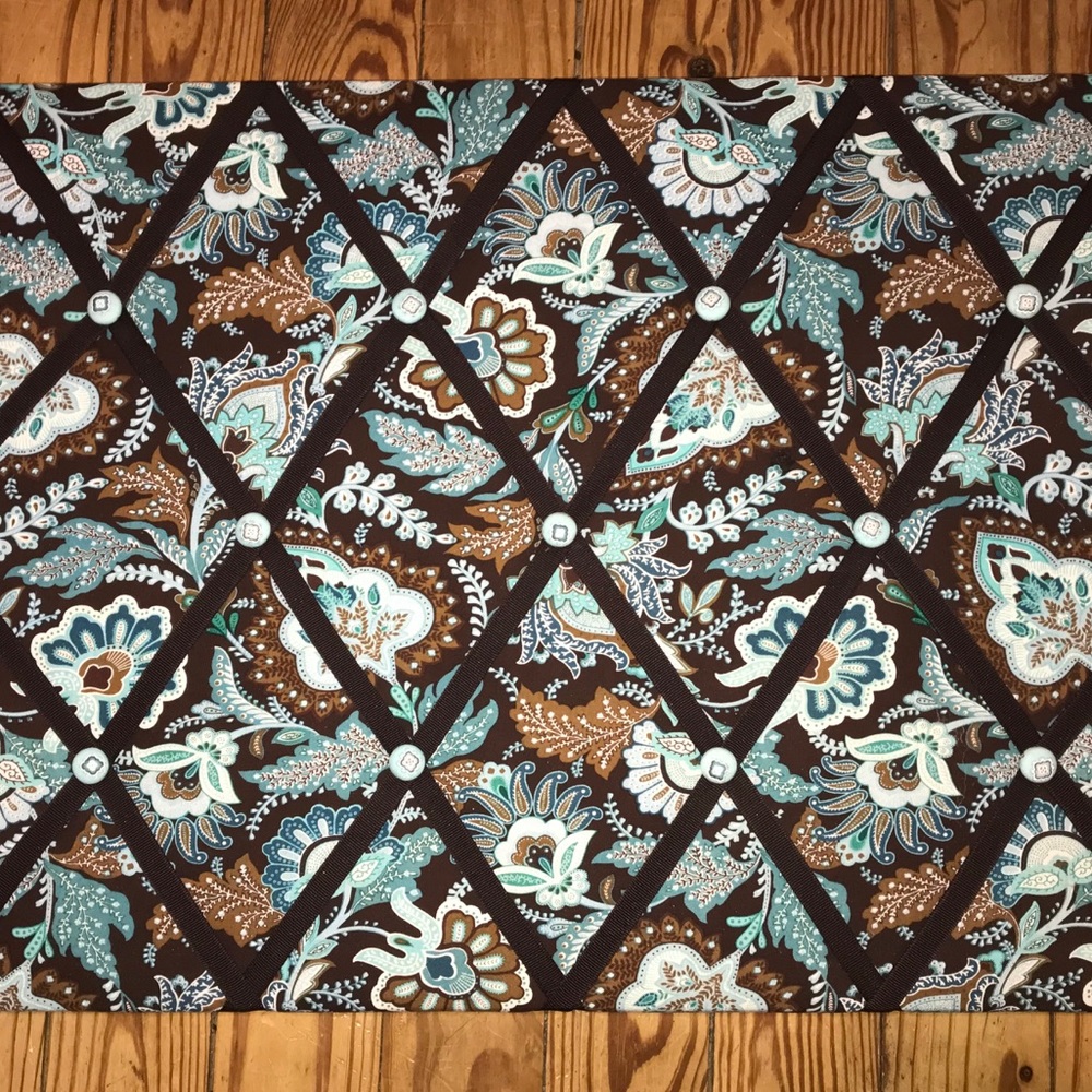 Vera Bradley Memo/Photo Board Java Blue